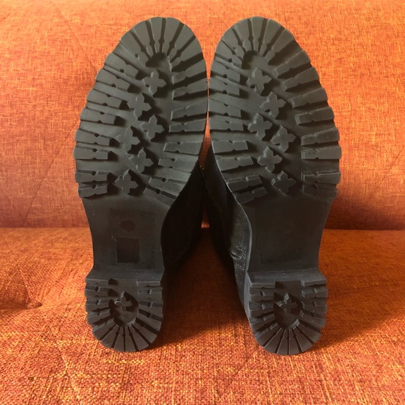 Tory Burch // Oakridge Black Suede Riding Boot - Picture 6 of 8